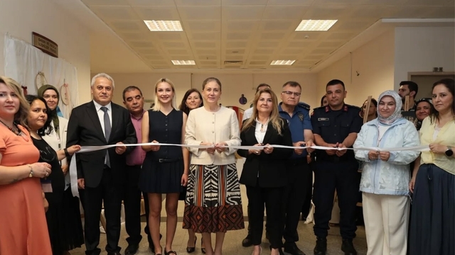 Nazilli'de TRSM danışanlarının hazırladığı eserler görücüye çıktı