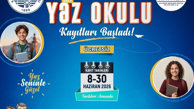 KAYMEK Yaz Okulu kayıtları başladı