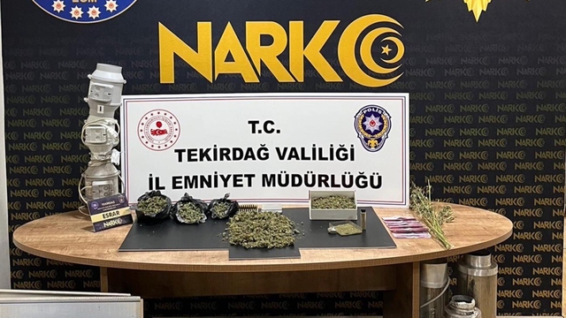 Tekirdağ'da uyuşturucu operasyonlarında 19 tutuklama