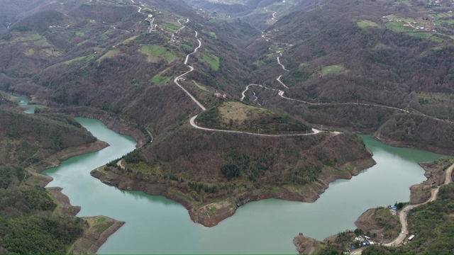 Kocaeli'nin içme suyu kaynağı Yuvacık Barajı'nda yüz güldüren doluluk