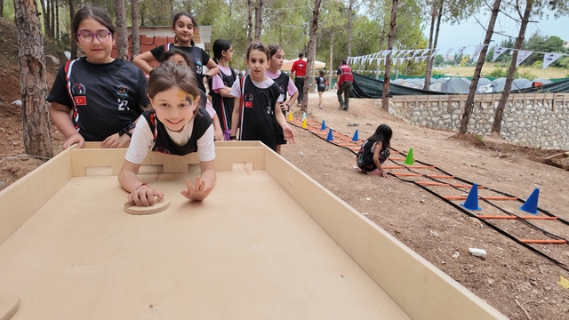 Bu kampta hem eğlendiler hem de eğitim aldılar