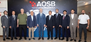 AOSB Yönetimi, Ukrayna heyetiyle işbirliği ve yatırımı görüştü