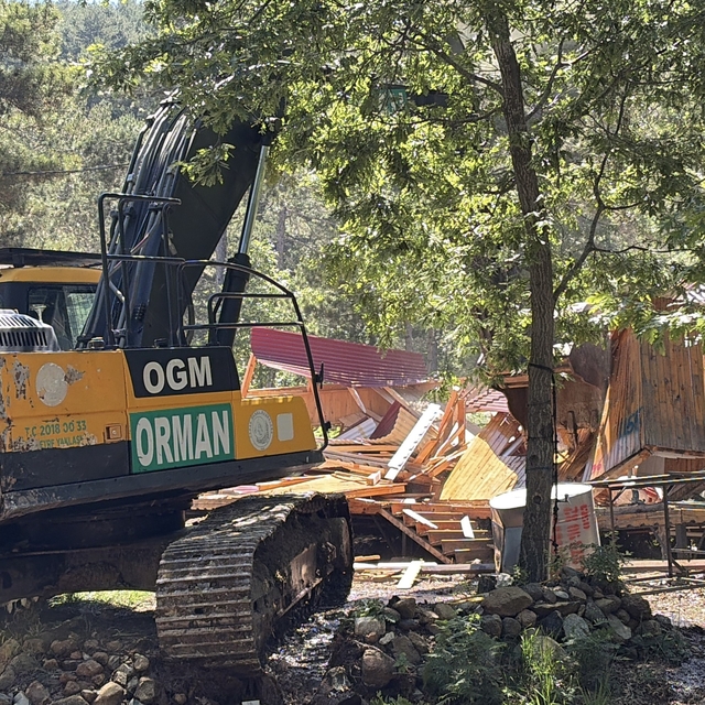 Osmaniye Olukbaşı Yaylası'nda 225 usulsüz yapının yıkımına başlandı