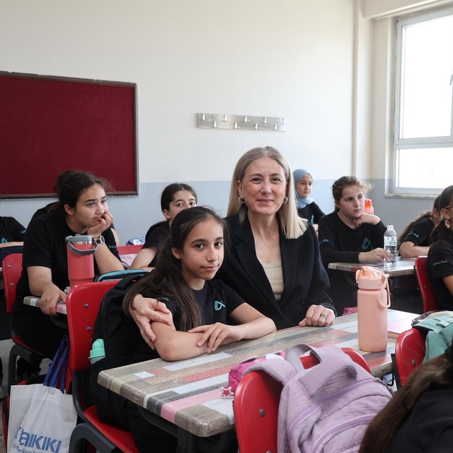 Nazilli Kaymakamı Kan, öğrencilerle bir araya geldi
