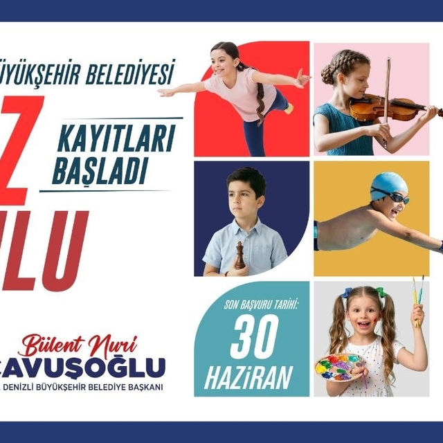 Denizli'de yaz okulu kayıtları başladı