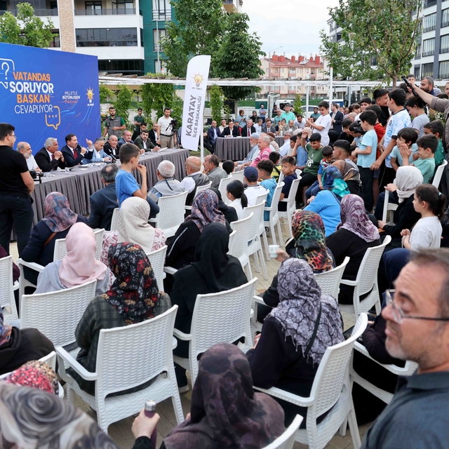 "Vatandaş Soruyor, Başkan Cevaplıyor" buluşmaları Karatay'da yoğun katılıml...