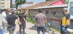 Bursa'da bisikletten düşen kişi öldü