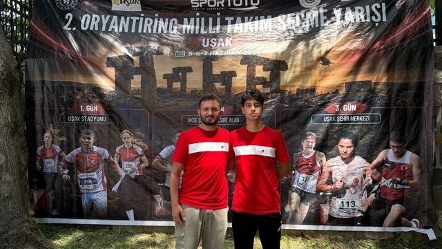 Aliağalı oryantiring sporcusu Eymen Vatansever milli takımda