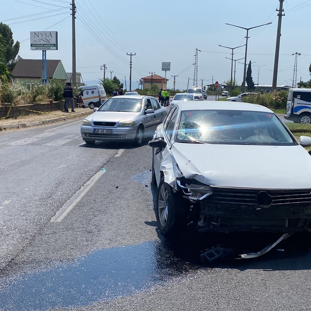 Aydın'da otomobille çarpışan motosikletin sürücüsü öldü
