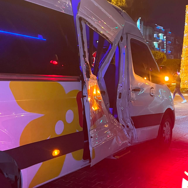 Alanya'da minibüsle çarpışan motosikletin sürücüsü öldü