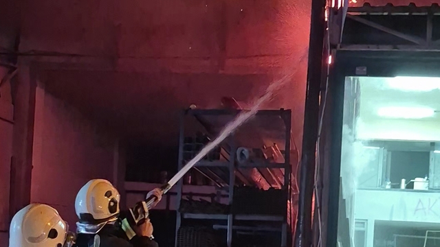Ordu'da kaynak sırasında sıçrayan kıvılcım yangın çıkardı