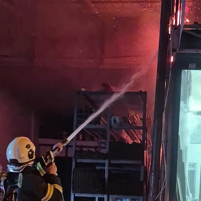 Ordu'da kaynak sırasında sıçrayan kıvılcım yangın çıkardı
