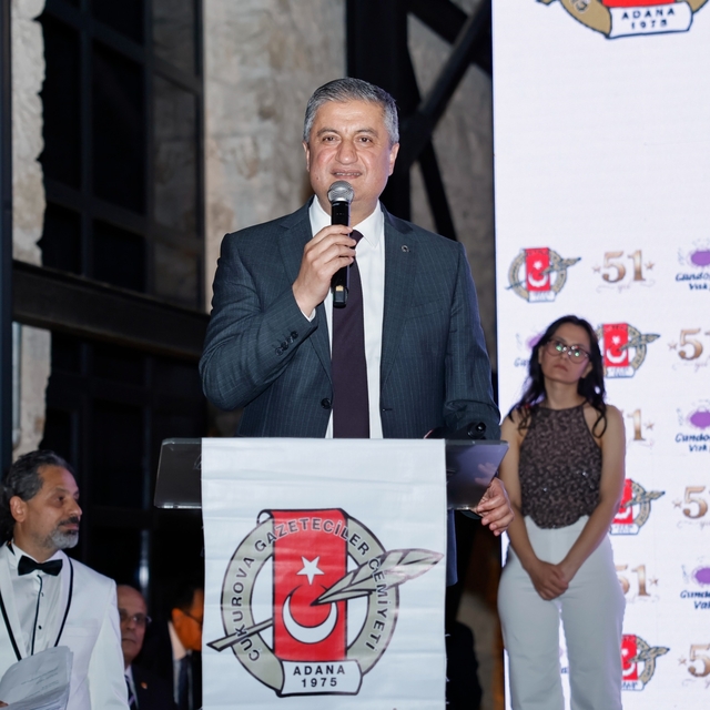 Çukurova Gazeteciler Cemiyetinin kuruluşunun 51. yılı kutlandı
