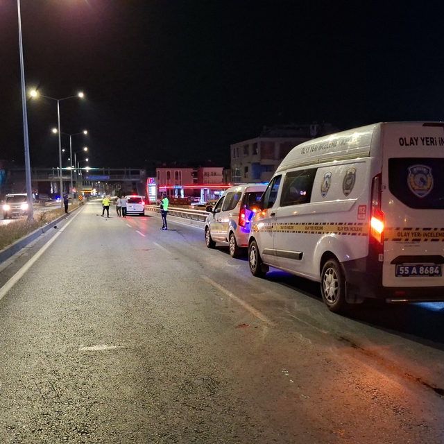 Samsun'da otomobilin çarptığı yaya ağır yaralandı