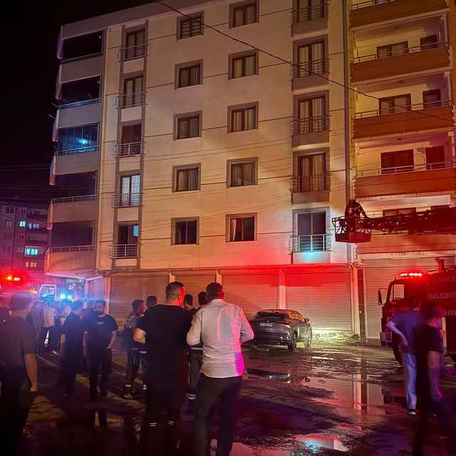 Giresun'da evde çıkan yangında hasar oluştu