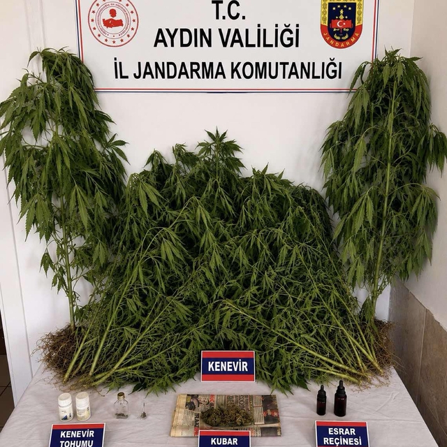 Evinde uyuşturucuyla yakalanıp, gözaltına alındı