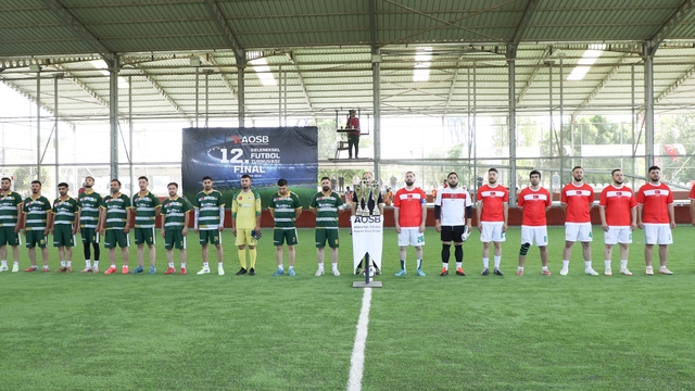 AOSB'de futbol şöleni finalle taçlandı