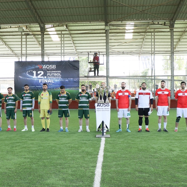 AOSB'de futbol şöleni finalle taçlandı