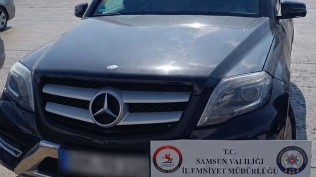 Samsun'da lüks araca 300 bin lira ceza