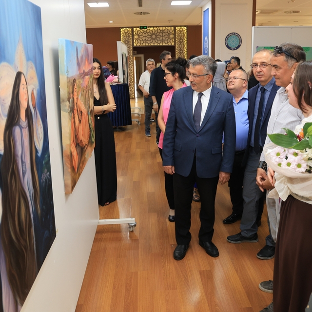 Geleceğin sanatçıları mezuniyet sergisinde buluştu