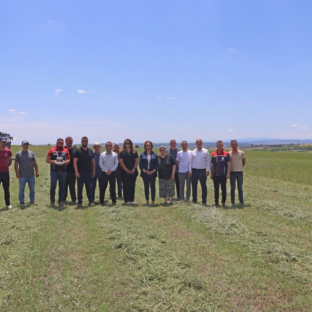 Edirne'de mera ıslahının ardından ilk biçim gerçekleştirildi