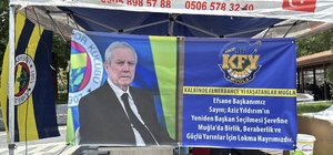 Muğla'da Aziz Yıldırım için lokma döküldü