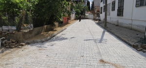 Nazilli'de yol çalışmaları sürüyor