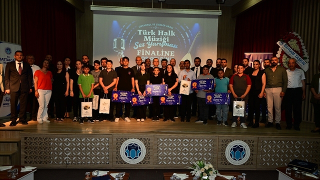 Battalgazi'de Türk Halk Müziği Yarışması'nın kazananları belli oldu
