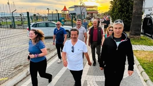 Balıkesir'de 'Sabah Yürüyüşü' ilgi gördü