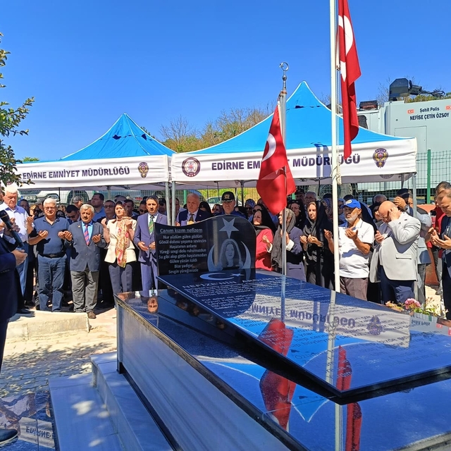 Şehit polis memuru Özsoy dualarla anıldı
