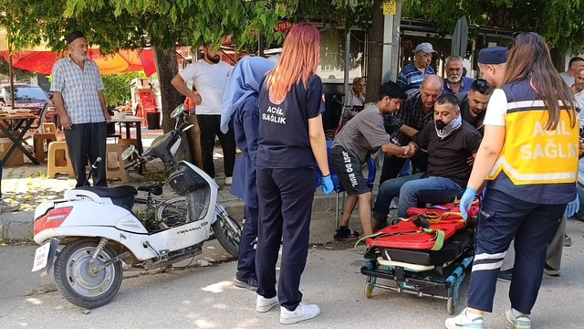 Bursa'da motosiklet otomobille çarpıştı: 1 yaralı
