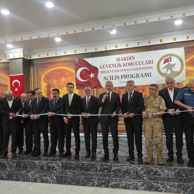 Mardin Güvenlik Korucuları Birlik ve Dayanışma Federasyonu kuruldu