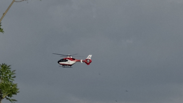 Van'da 57 yaşındaki hasta için helikopter ambulans havalandı