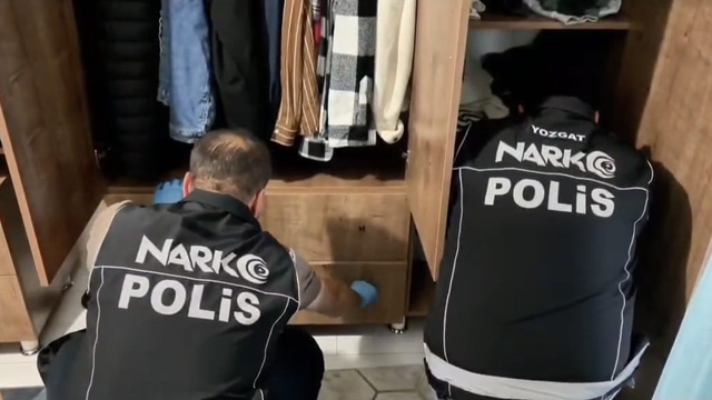 Yozgat'ta uyuşturucu operasyonunda 4 gözaltı