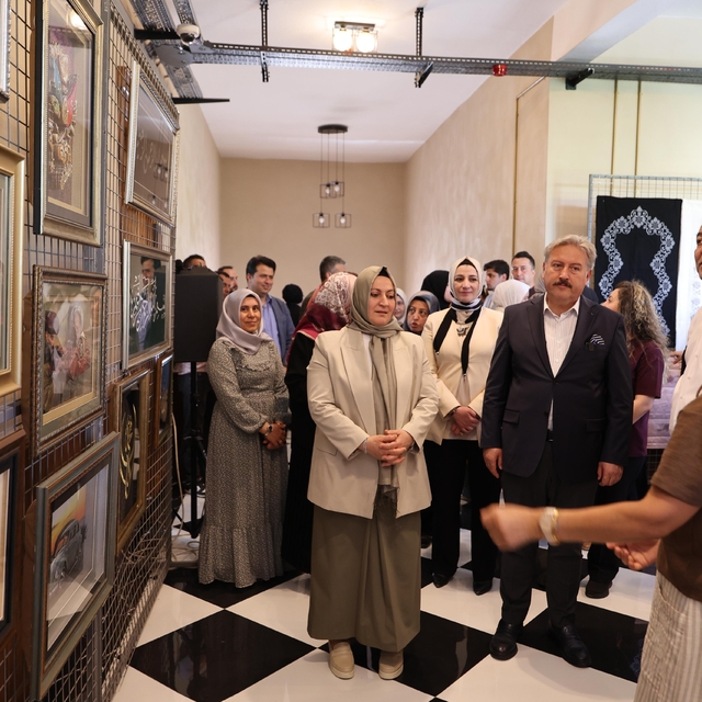 Sanat Melikgazi'de yıl sonu sergisi açıldı