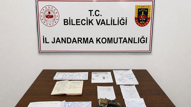 Bilecik'te tefecilik operasyonu, çok sayıda yaprak senet karnesi ele geçirildi
