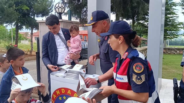 Pazaryeri'nde jandarmadan öğrencilere unutulmaz gün