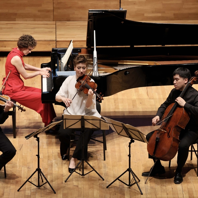 39. Uluslararası İzmir Festivali'nde Notos Quartett sahne aldı