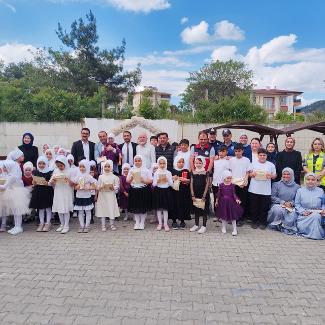 Hanönü'de Kur'an kursu mezuniyet programı düzenlendi