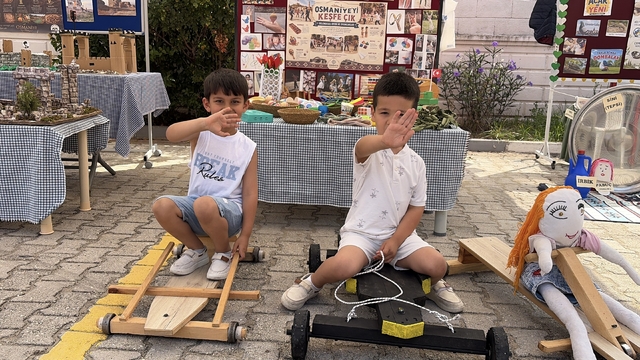 Minik ellerden Osmaniye'nin kültürel mirasına renkli dokunuş