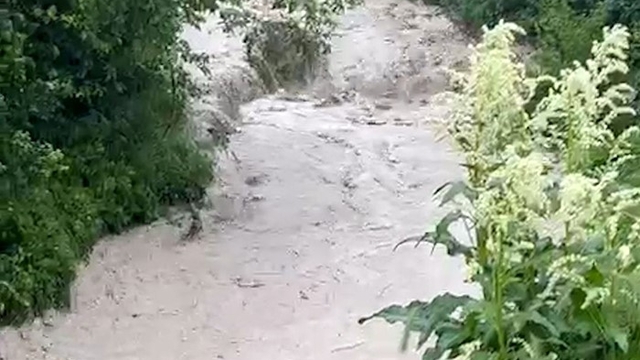 Bolu'da dereler taştı, tarım arazileri sular altında kaldı