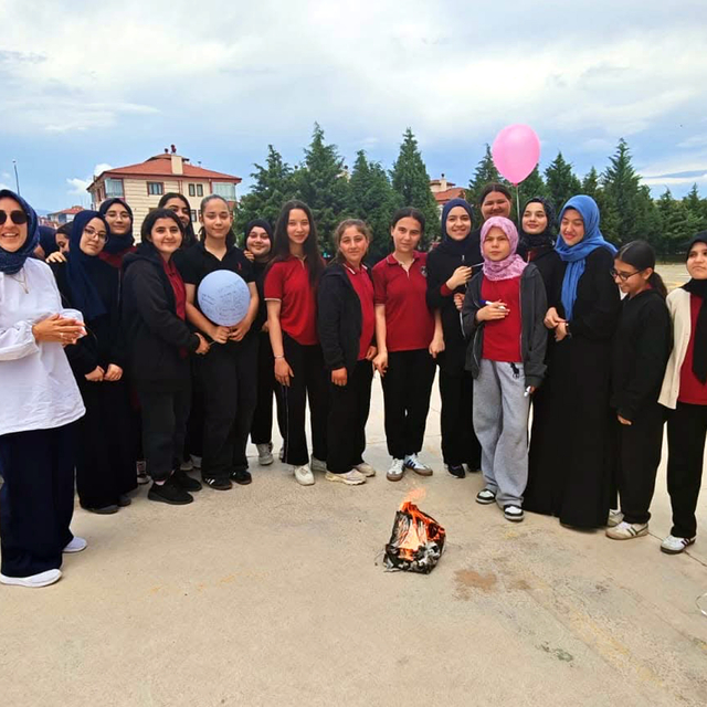 Beypazarı'nda LGS sınavına girecek öğrencilere moral etkinliği