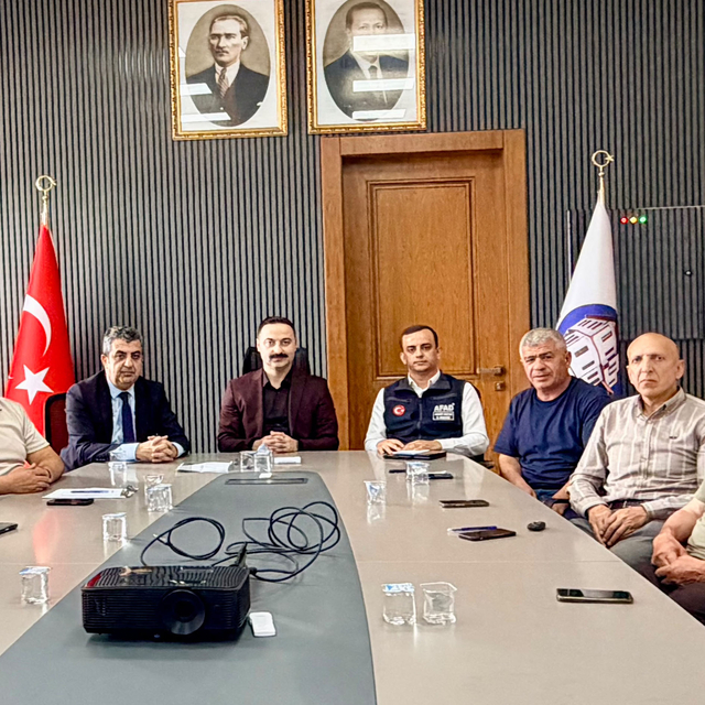 Havza'da sel sonrası yapılan çalışmalar değerlendirildi