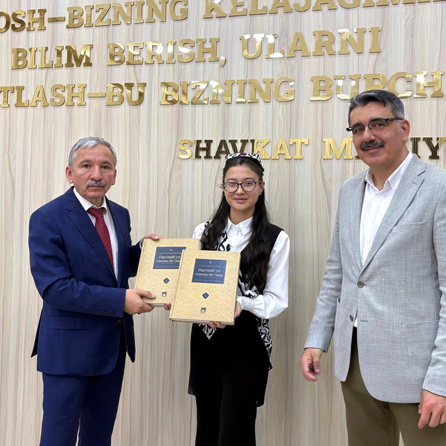 "Darende'ye Adanmış Bir Ömür" adlı eser, Özbekistan'da tanıtıldı