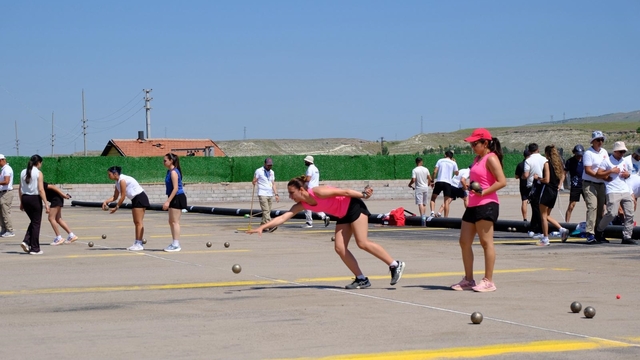 Türkiye Ümitler ve Büyükler Bocce Volo Şampiyonası, Nevşehir'de başladı