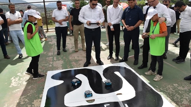 Sason'da robot ve teknoloji sergisi açıldı
