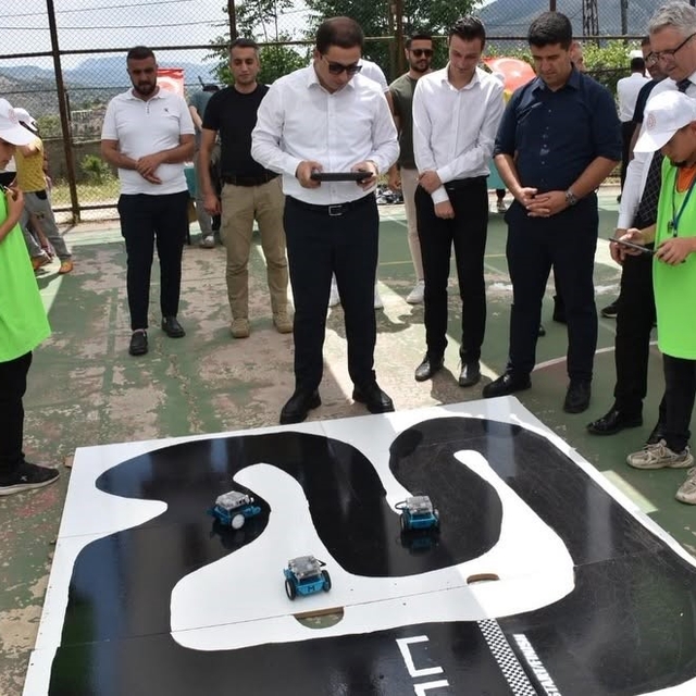 Sason'da robot ve teknoloji sergisi açıldı
