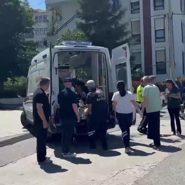 Otomobil ile motosiklet çarpıştı, 1 kişi yaralandı