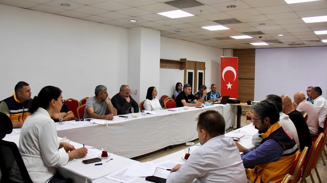 Erzincan'da Sağlık Afet Planı Tatbikatı için hazırlık toplantısı yapıldı