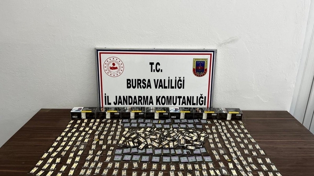 Bursa'da kaçak tütün operasyonu: 6 gözaltı